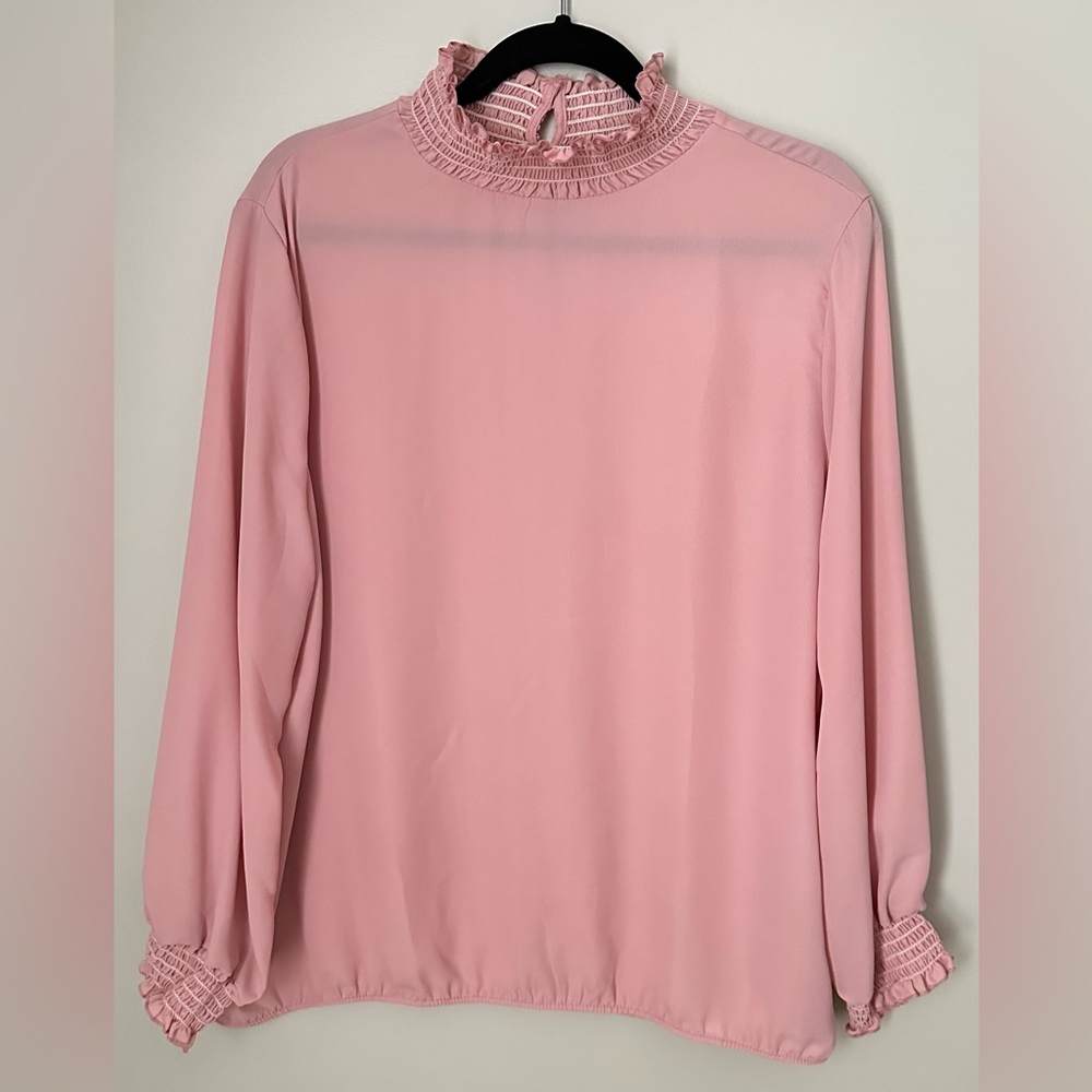 NY&C New York & Co. Women Long Sleeve Blouse Top Button Shirt Size XL X-Large